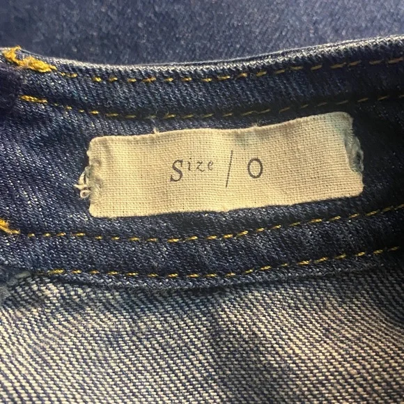 Pilcro and the Letterpress by Anthropologie Blue A-Line Denim Skirt - Picture 6 of 7